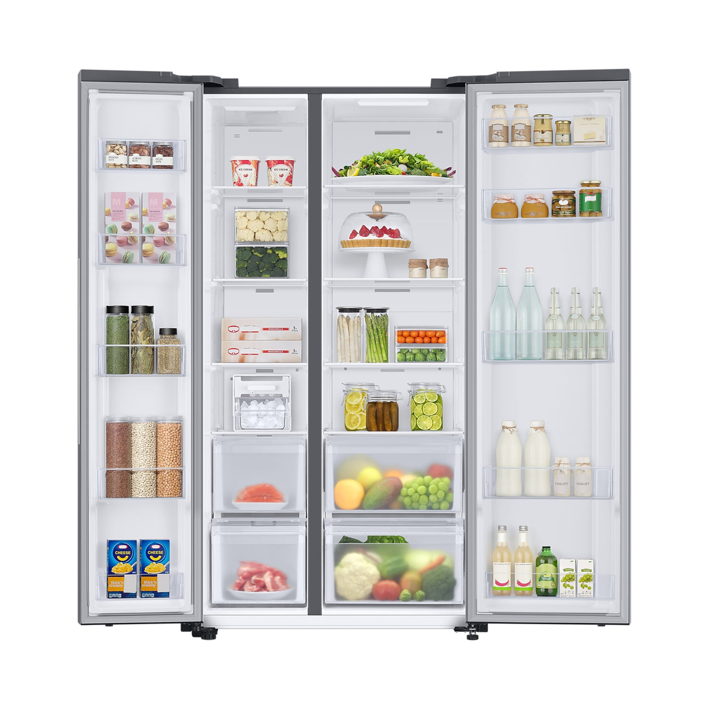 SAMSUNG Side by Side Serie 8000 Silver (RS66A8101SL/EF)