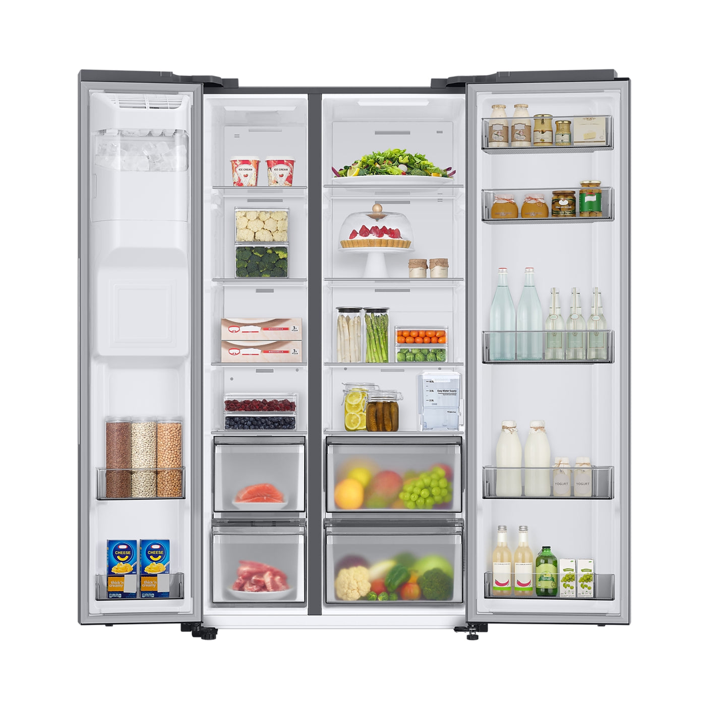 SAMSUNG Frigorifero Side by Side Serie 8000 634L Silver (RS68A8522S9/EF)