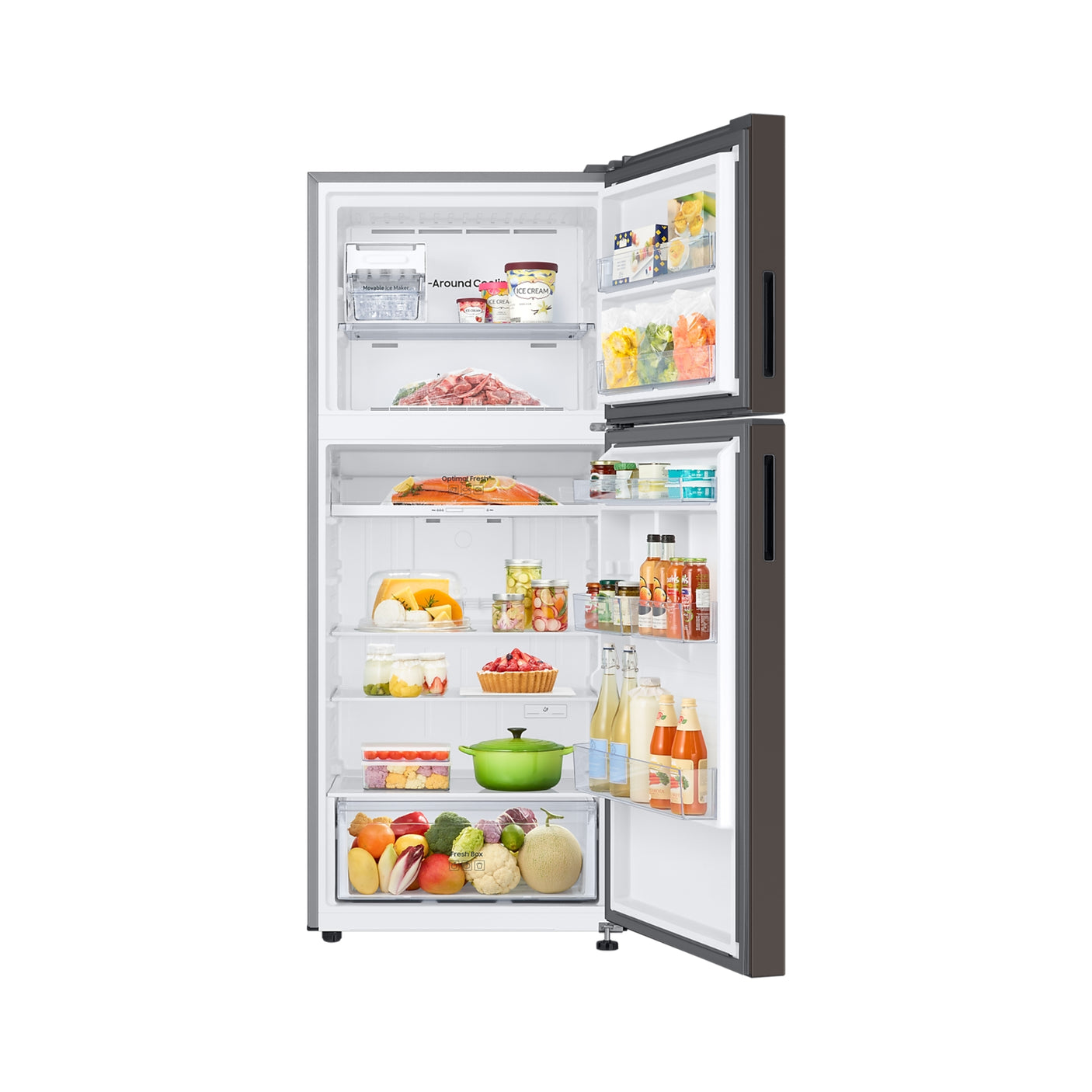 SAMSUNG Frigorifero Doppia Porta BESPOKE AI 393L Cottacharcoal (RT38CB6624C2ES)