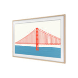SAMSUNG Cornice 2021 The Frame 43" Beige Modern