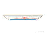 SAMSUNG Cornice 2021 The Frame 50" Teak Modern