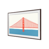 SAMSUNG Cornice 2021 The Frame 55" Marrone Modern