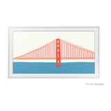 SAMSUNG Cornice 2021 The Frame 55" Bianco Modern