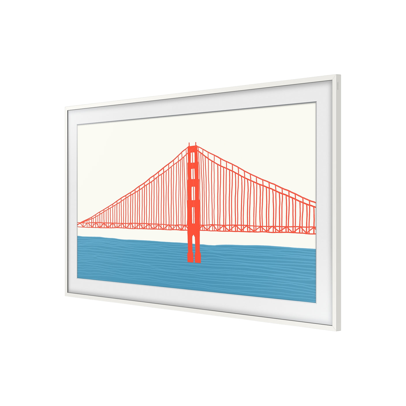 SAMSUNG Cornice 2021 The Frame 55" Bianco Modern