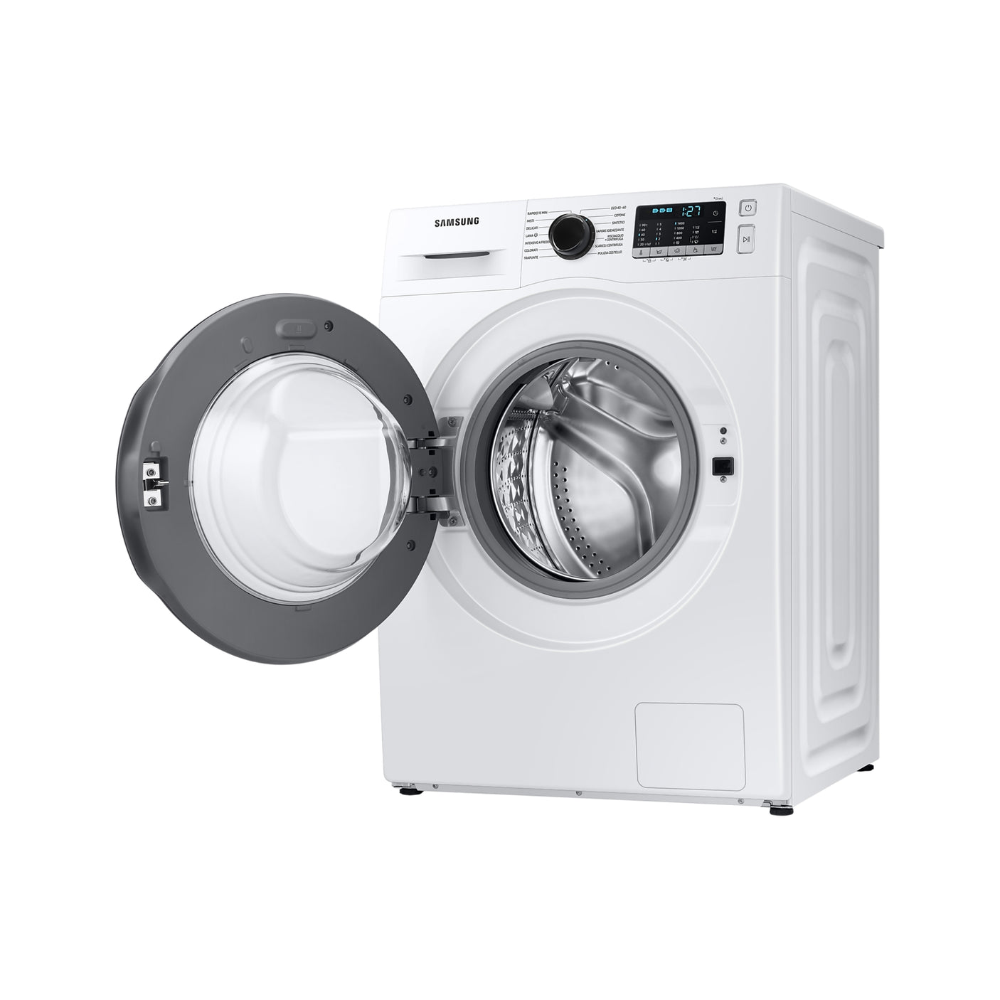 SAMSUNG Lavatrice Crystal Clean 7 Kg WW70TA026AE White