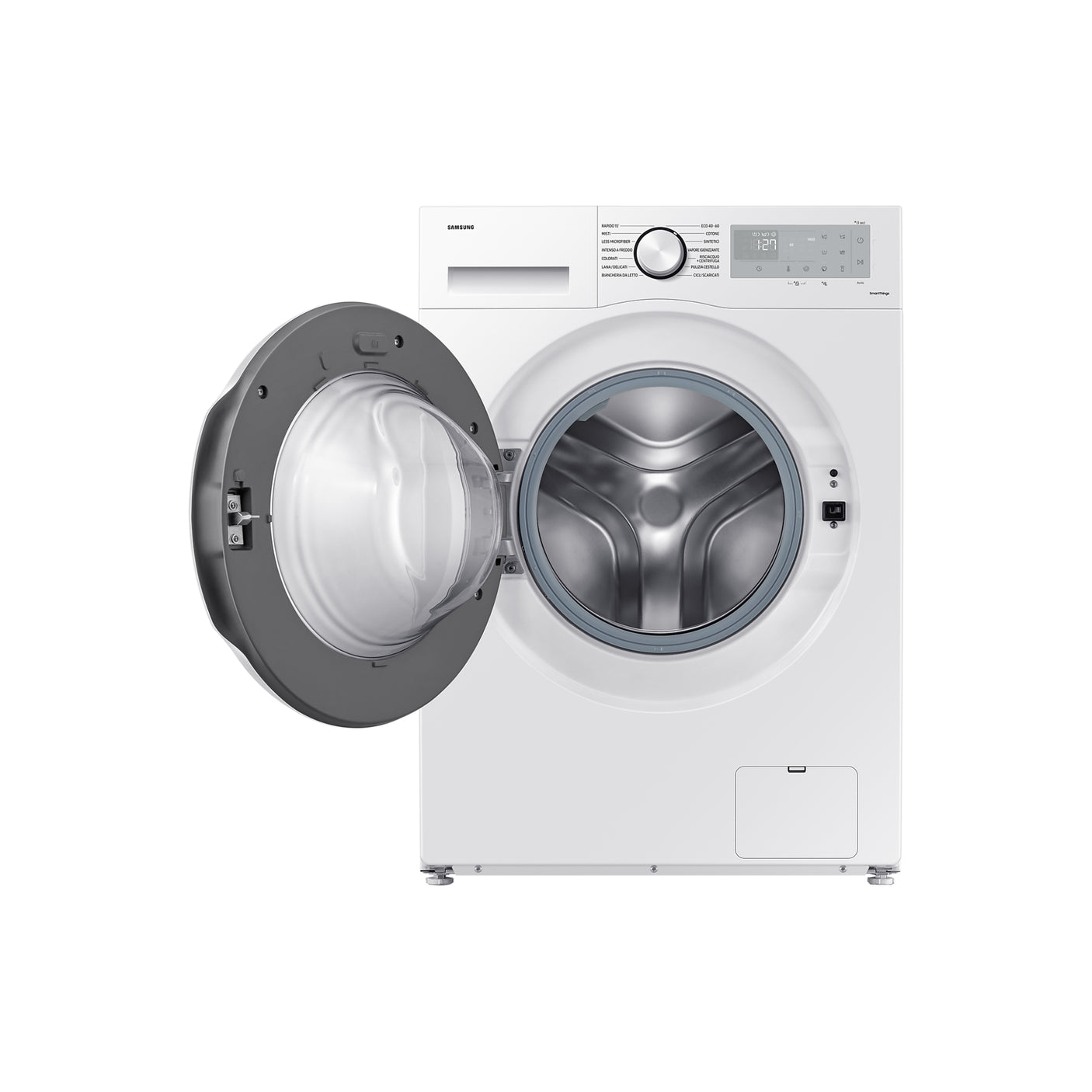 SAMSUNG Lavatrice Crystal Clean 8 kg WW80CGC04DTHET White