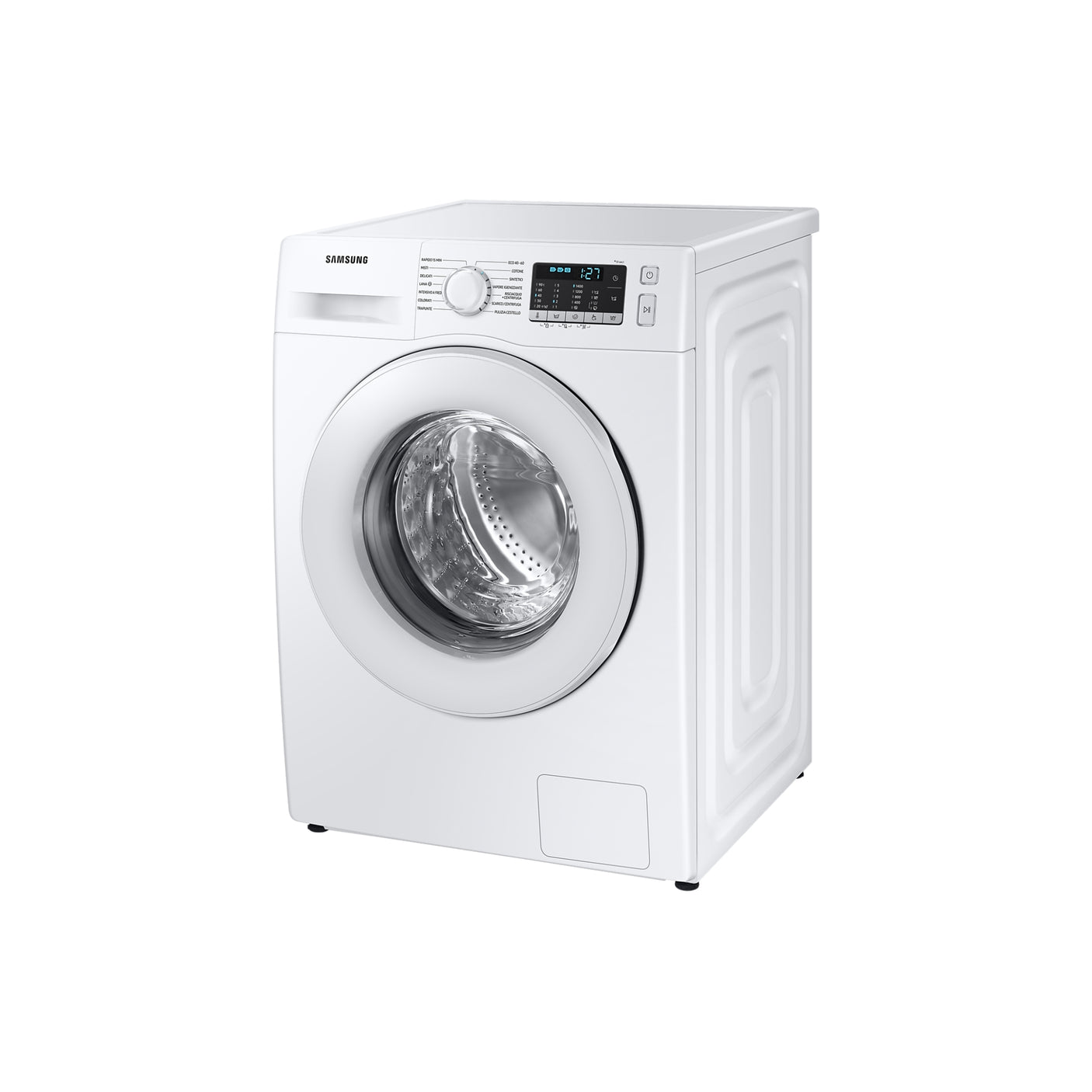 SAMSUNG Lavatrice Crystal Clean 9 Kg WW90TA046TT White