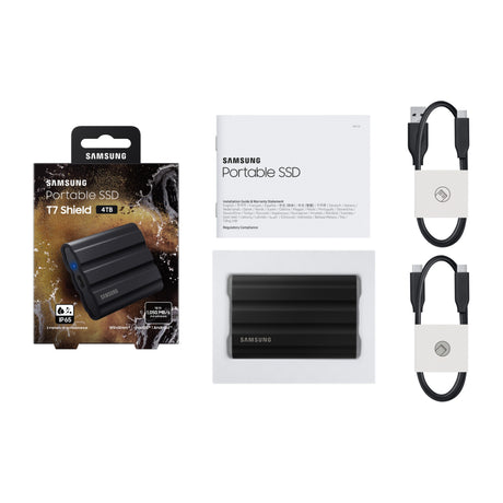 SAMSUNG Portable SSD T7 Shield USB 3.2 4TB Nero