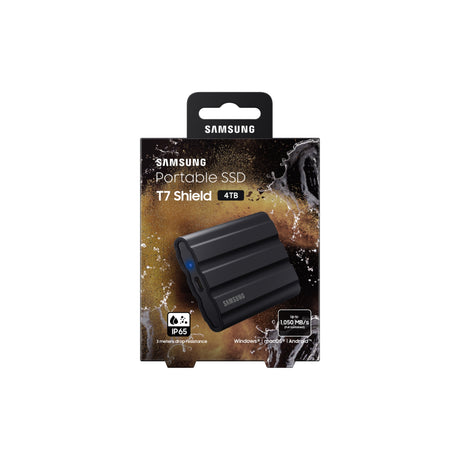 SAMSUNG Portable SSD T7 Shield USB 3.2 4TB Nero